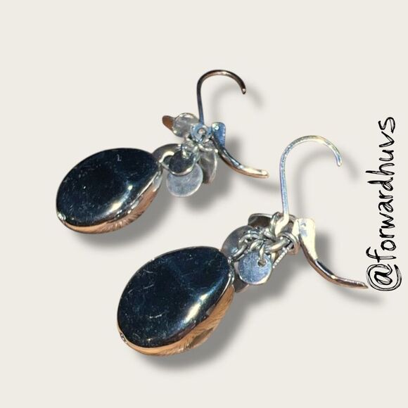 Bundle Sale 3 for $15 | Silver Tone Dangle Earrings with Tassel Beads – 1 3/4” - Picture 5 of 7